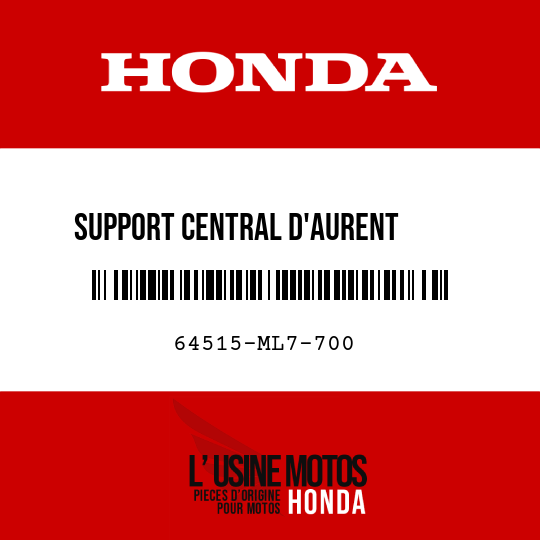 image de 64515-ML7-700 SUPPORT CENTRAL D'AURENT      INFERIEUR
