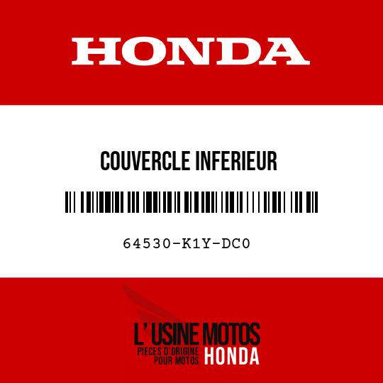 image de 64530-K1Y-DC0 COUVERCLE INFERIEUR