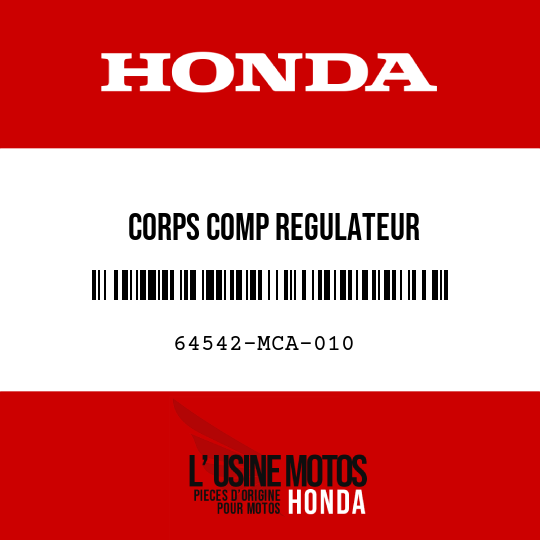 image de 64542-MCA-010 CORPS COMP REGULATEUR