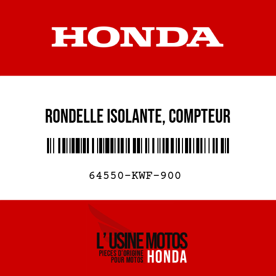 image de 64550-KWF-900 RONDELLE ISOLANTE, COMPTEUR DEVITESSE