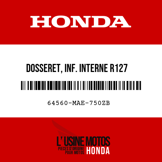 image de 64560-MAE-750ZB DOSSERET, INF. INTERNE R127 