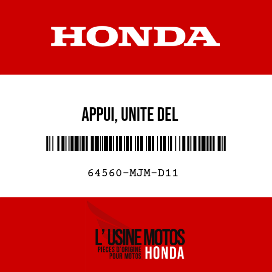 image de 64560-MJM-D11 APPUI, UNITE DEL