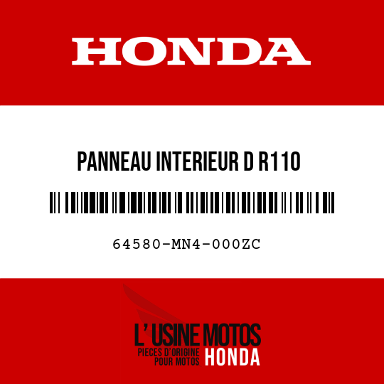 image de 64580-MN4-000ZC PANNEAU INTERIEUR D R110 