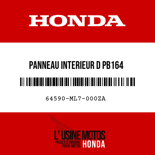 image de 64590-ML7-000ZA PANNEAU INTERIEUR D PB164 