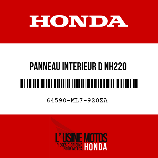 image de 64590-ML7-920ZA PANNEAU INTERIEUR D NH220 