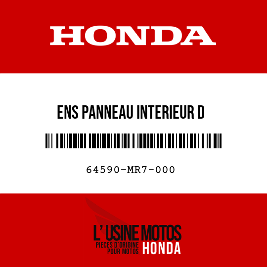 image de 64590-MR7-000 ENS PANNEAU INTERIEUR D