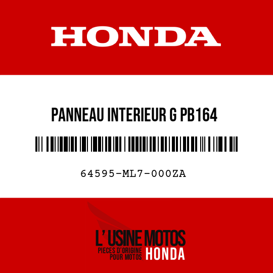 image de 64595-ML7-000ZA PANNEAU INTERIEUR G PB164 