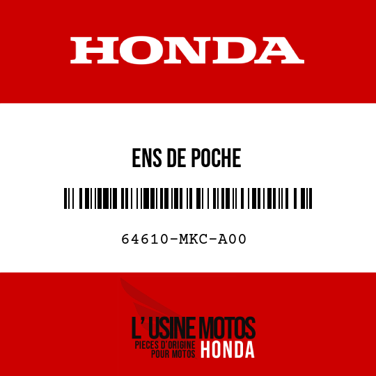 image de 64610-MKC-A00 ENS DE POCHE