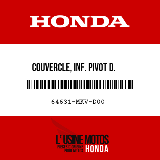 image de 64631-MKV-D00 COUVERCLE, INF. PIVOT D.