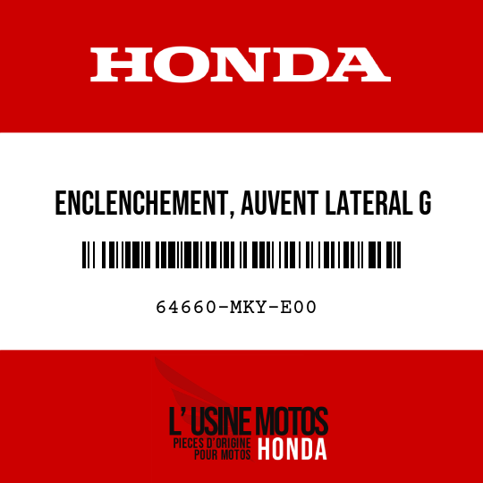 image de 64660-MKY-E00 ENCLENCHEMENT, AUVENT LATERAL G