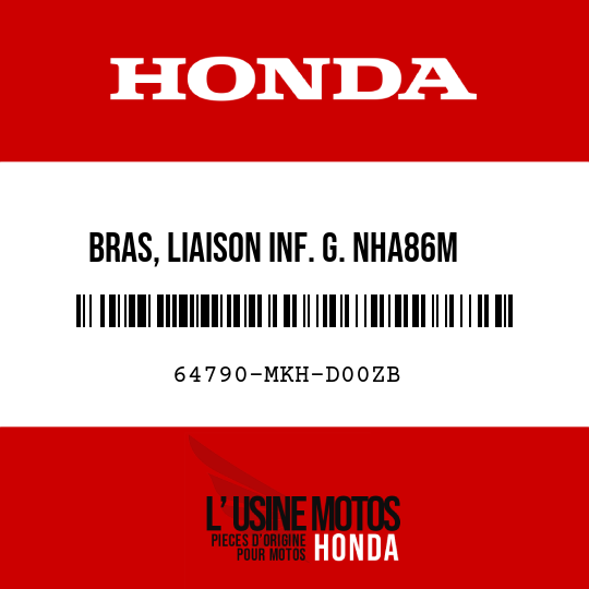 image de 64790-MKH-D00ZB BRAS, LIAISON INF. G. NHA86M