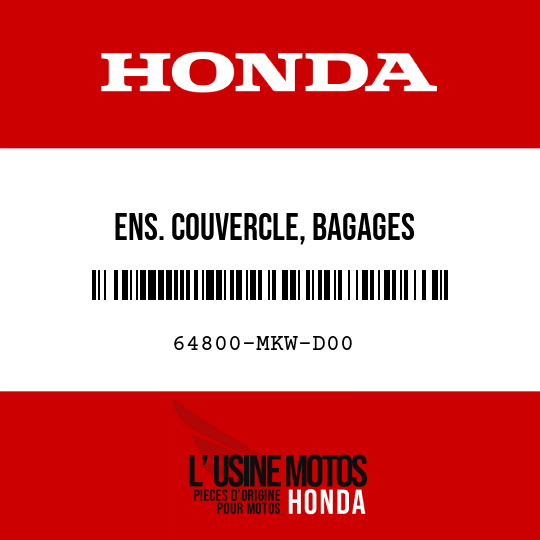 image de 64800-MKW-D00 ENS. COUVERCLE, BAGAGES