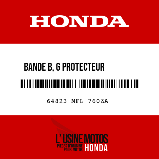 image de 64823-MFL-760ZA BANDE B, G PROTECTEUR        SUPERIEUR TYPE1