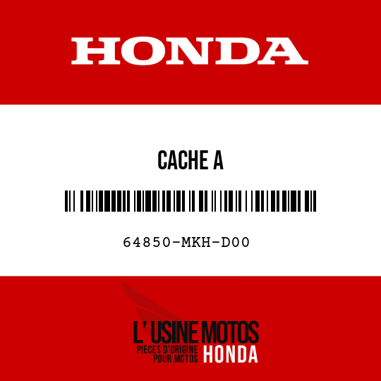 image de 64850-MKH-D00 CACHE A
