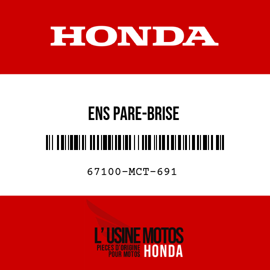image de 67100-MCT-691 ENS PARE-BRISE