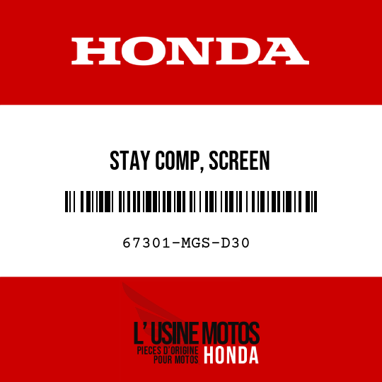 image de 67301-MGS-D30 STAY COMP, SCREEN