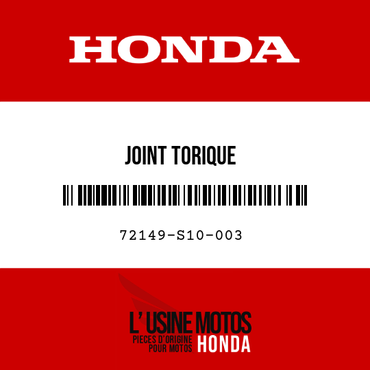 image de 72149-S10-003 JOINT TORIQUE