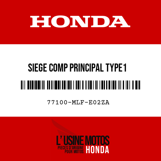 image de 77100-MLF-E02ZA SIEGE COMP PRINCIPAL TYPE1