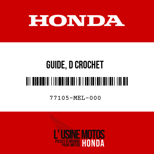 image de 77105-MEL-000 GUIDE, D CROCHET