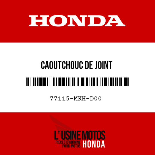 image de 77115-MKH-D00 CAOUTCHOUC DE JOINT