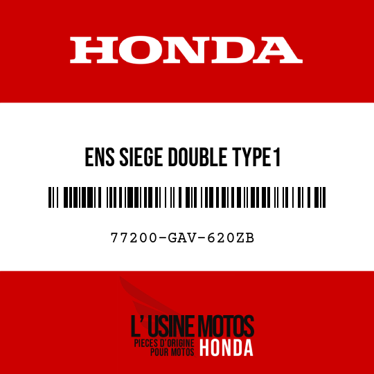 image de 77200-GAV-620ZB ENS SIEGE DOUBLE TYPE1