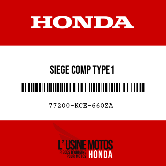 image de 77200-KCE-660ZA SIEGE COMP TYPE1