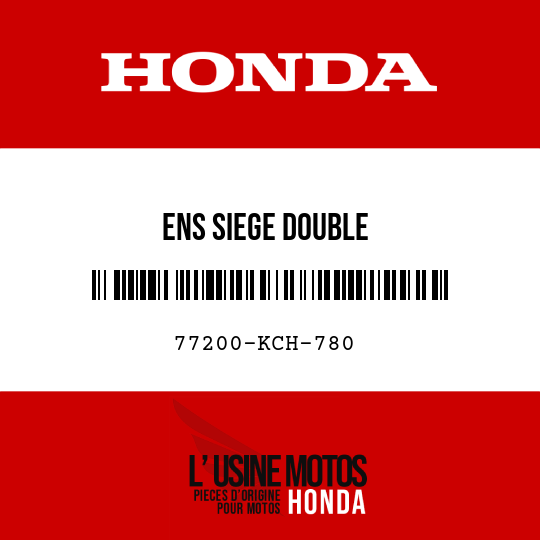 image de 77200-KCH-780 ENS SIEGE DOUBLE