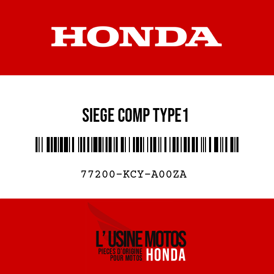 image de 77200-KCY-A00ZA SIEGE COMP TYPE1
