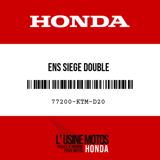 image de 77200-KTM-D20 ENS SIEGE DOUBLE