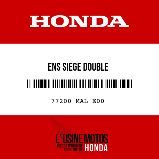 image de 77200-MAL-E00 ENS SIEGE DOUBLE