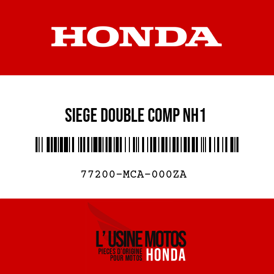 image de 77200-MCA-000ZA SIEGE DOUBLE COMP NH1 