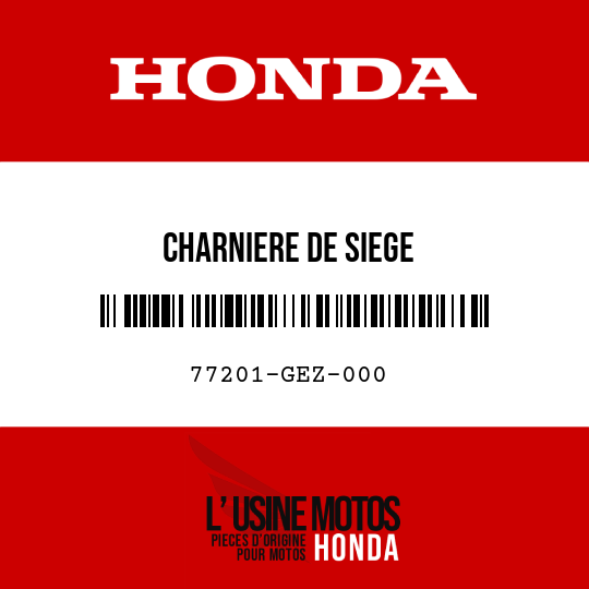 image de 77201-GEZ-000 CHARNIERE DE SIEGE