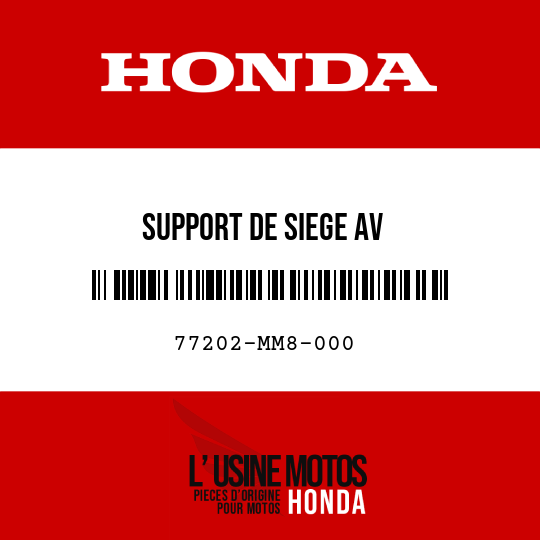 image de 77202-MM8-000 SUPPORT DE SIEGE AV