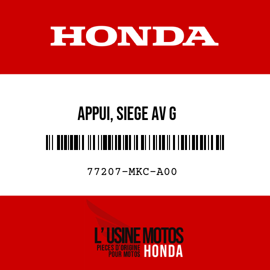 image de 77207-MKC-A00 APPUI, SIEGE AV G