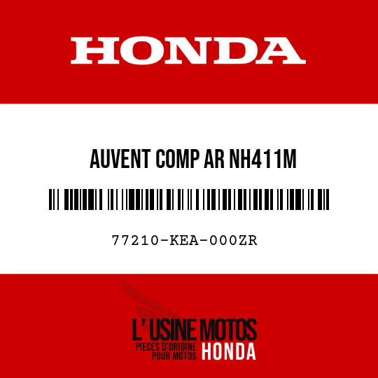 image de 77210-KEA-000ZR AUVENT COMP AR NH411M 