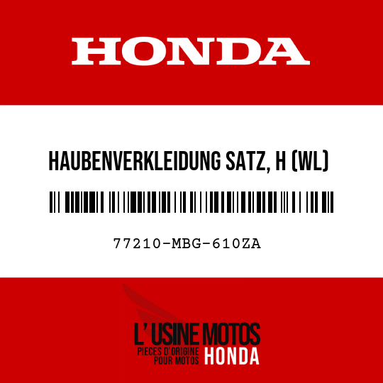 image de 77210-MBG-610ZA HAUBENVERKLEIDUNG SATZ, H (WL) TYPE1 (TYPE1 )