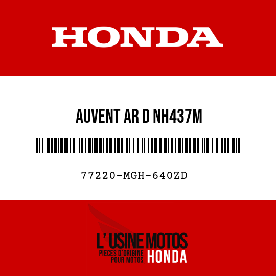 image de 77220-MGH-640ZD AUVENT AR D NH437M