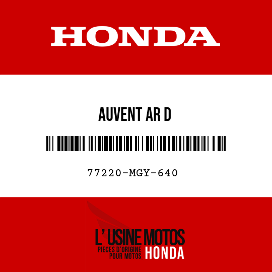 image de 77220-MGY-640 AUVENT AR D
