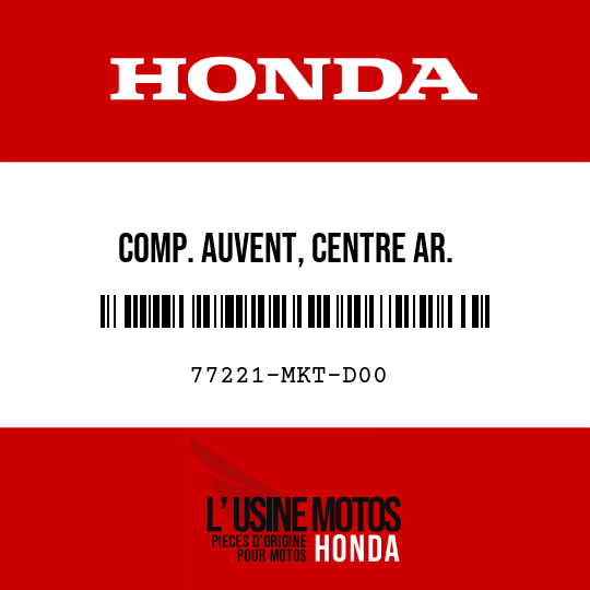 image de 77221-MKT-D00 COMP. AUVENT, CENTRE AR.