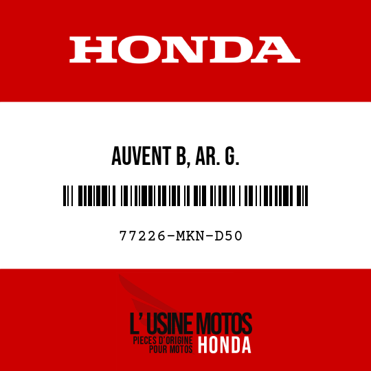 image de 77226-MKN-D50 AUVENT B, AR. G.