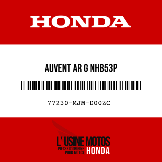 image de 77230-MJM-D00ZC AUVENT AR G NHB53P