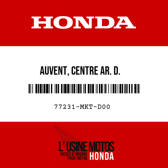 image de 77231-MKT-D00 AUVENT, CENTRE AR. D.