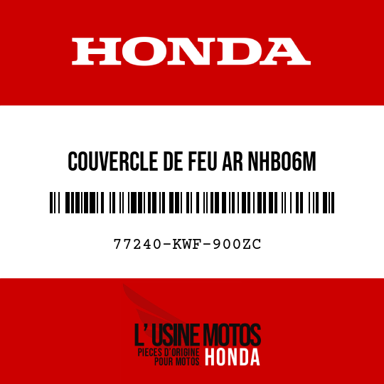 image de 77240-KWF-900ZC COUVERCLE DE FEU AR NHB06M