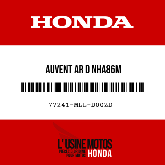 image de 77241-MLL-D00ZD AUVENT AR D NHA86M