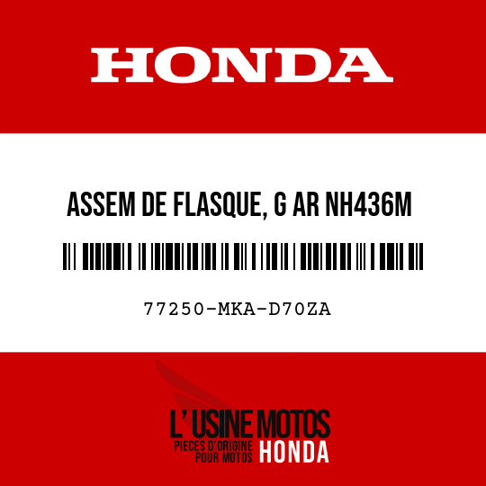 image de 77250-MKA-D70ZA ASSEM DE FLASQUE, G AR NH436M