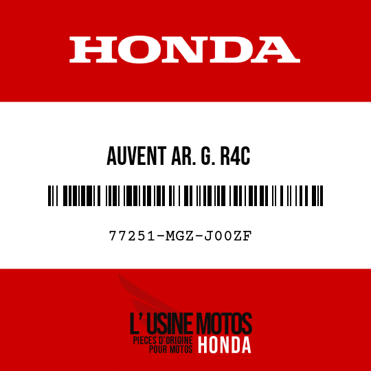 image de 77251-MGZ-J00ZF AUVENT AR. G. R4C