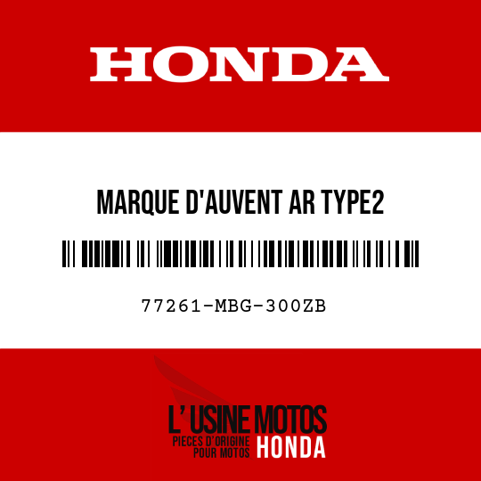 image de 77261-MBG-300ZB MARQUE D'AUVENT AR TYPE2