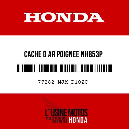 image de 77282-MJM-D10ZC CACHE D AR POIGNEE NHB53P