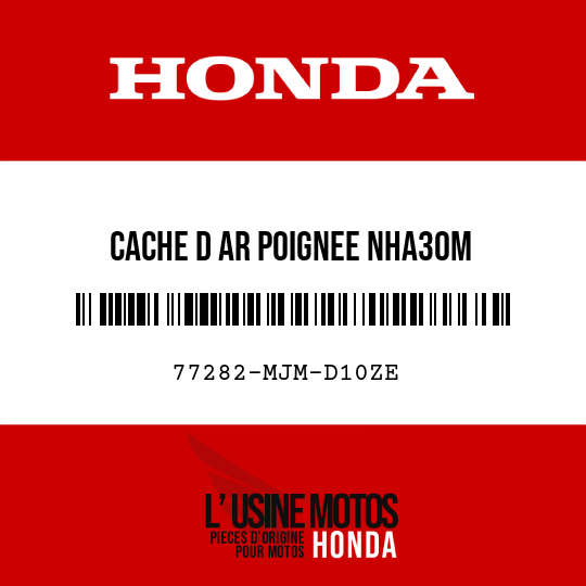 image de 77282-MJM-D10ZE CACHE D AR POIGNEE NHA30M