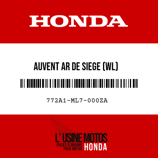 image de 772A1-ML7-000ZA AUVENT AR DE SIEGE (WL) NH139PA/TYPE1 